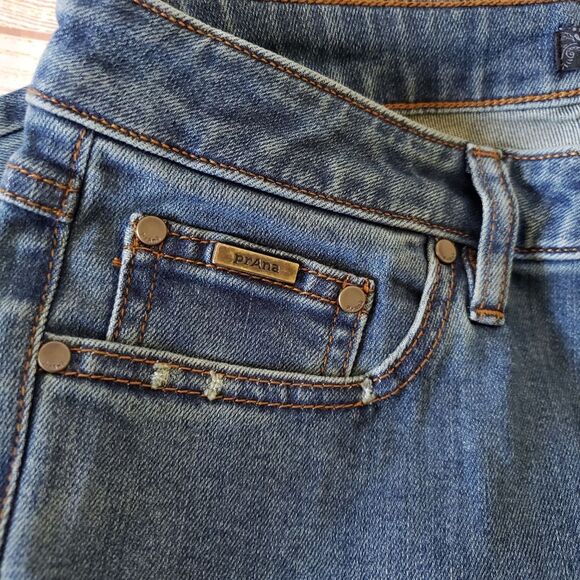 PrAna Sienna Stretchy Jeans in True Blue Organic Cotton Women's Size 8/29 - Picture 10 of 12